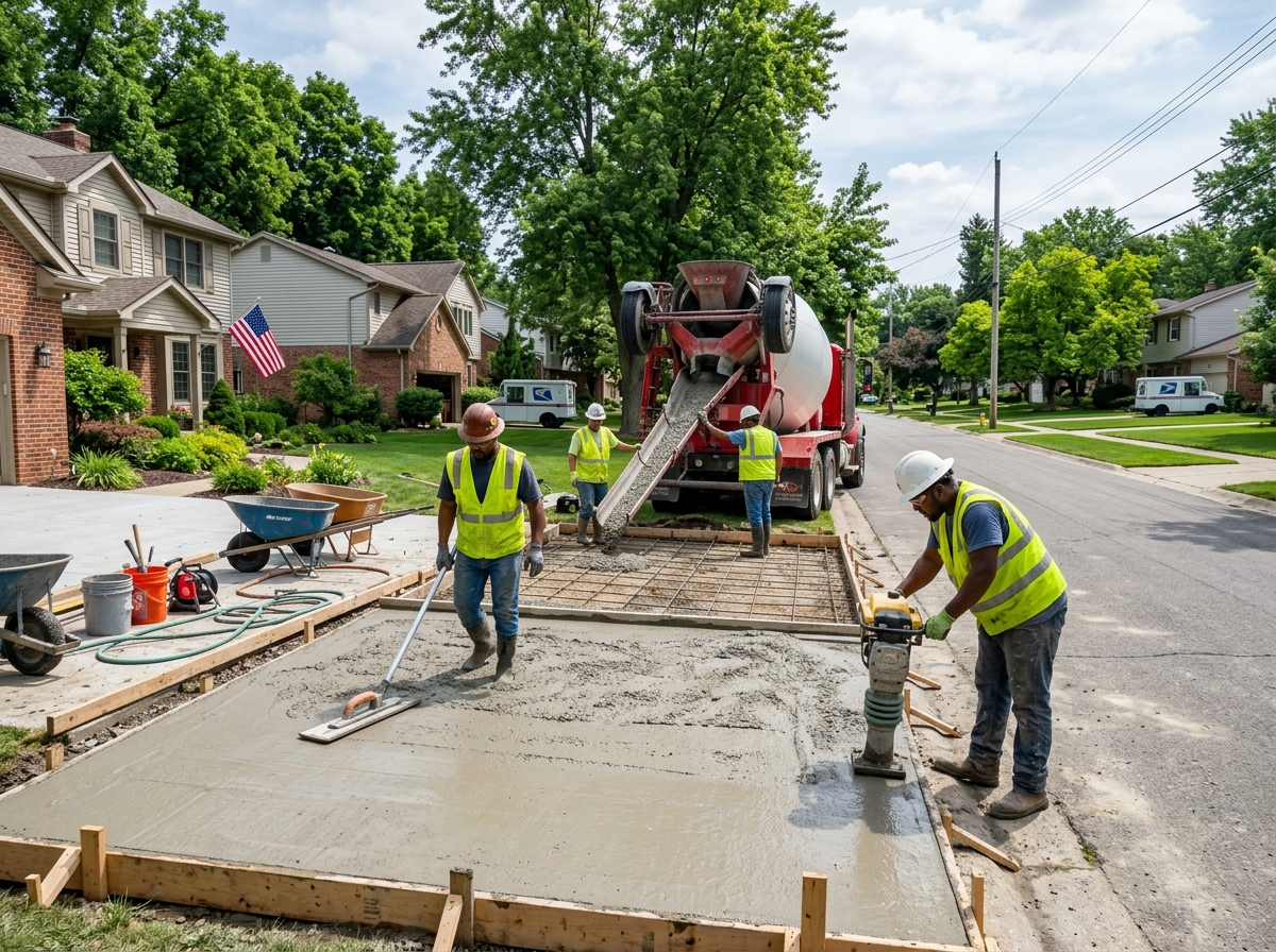 concrete services in Michigan